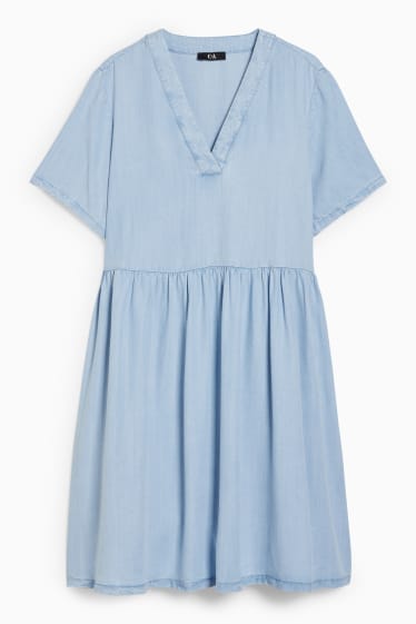 Donna - Vestito fit & flare - azzurro