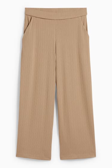 Dona - Pantalons culotte - mid waist - beix