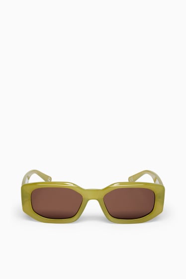 Damen - Sonnenbrille - grün
