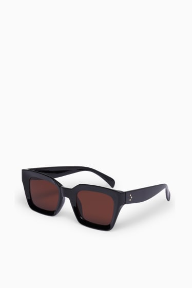 Damen - Sonnenbrille - schwarz