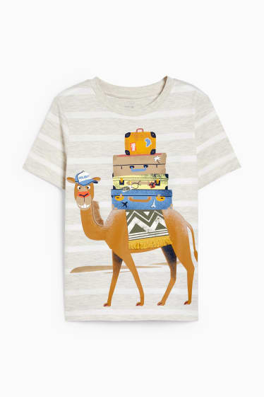 Bambini - T-shirt - a righe - bianco crema