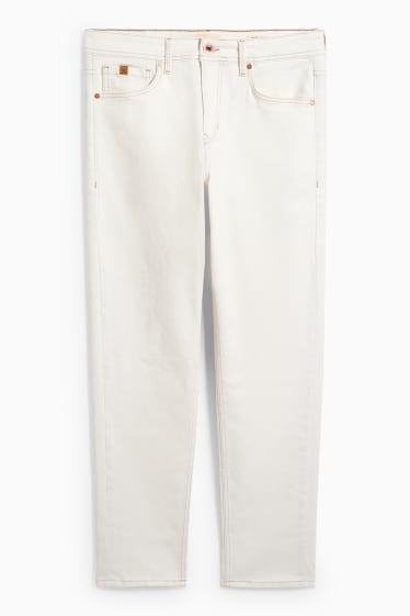 Home - Tapered jeans - amb fibres de cànem - blanc trencat