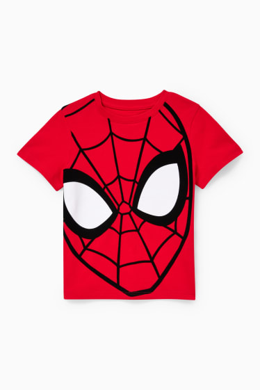 Children - Spider-Man - short sleeve T-shirt - red