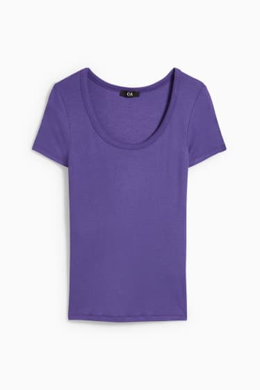 Femmes - T-shirt - violet
