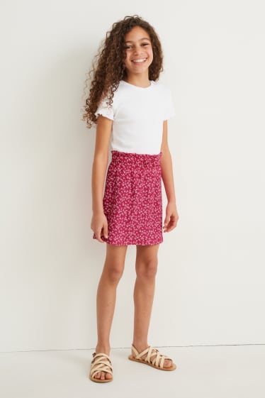Enfants filles - Lot de 2 - jupe - noir