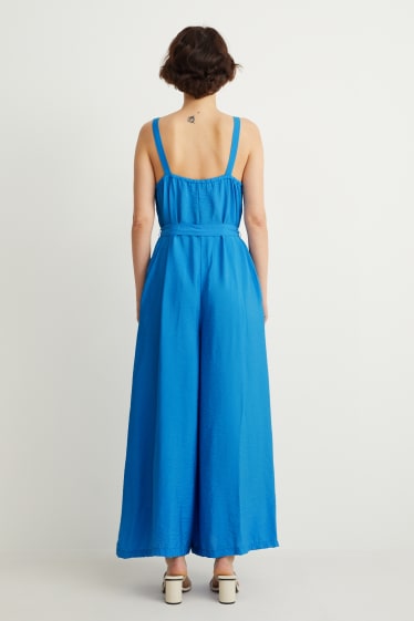 Damen - Jumpsuit - blau