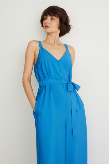 Damen - Jumpsuit - blau