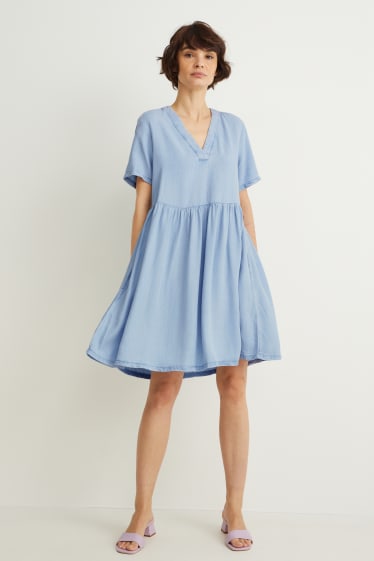 Femmes - Robe fit & flare - bleu clair