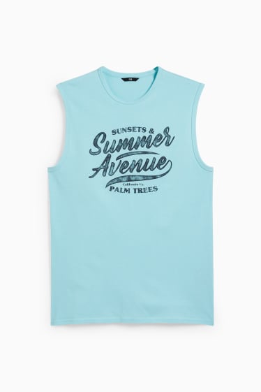 Hommes - Débardeur - turquoise clair