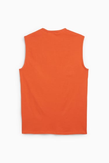 Heren - Tanktop - oranje