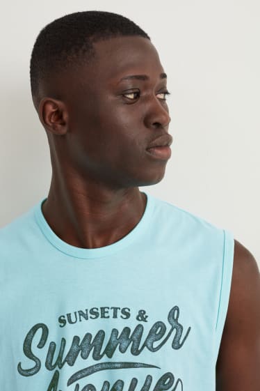 Hommes - Débardeur - turquoise clair