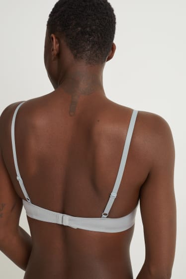 Femei - Multipack 2 buc. - sutien fără armătură - vătuit - LYCRA® - negru