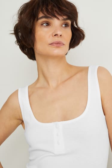 Damen - Basic-Top - weiß