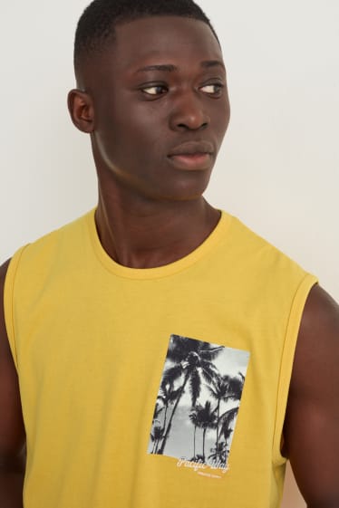 Herren - Tank Top - gelb