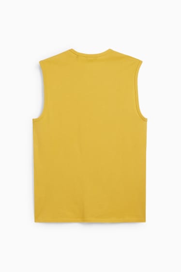 Hombre - Camiseta sin mangas - amarillo