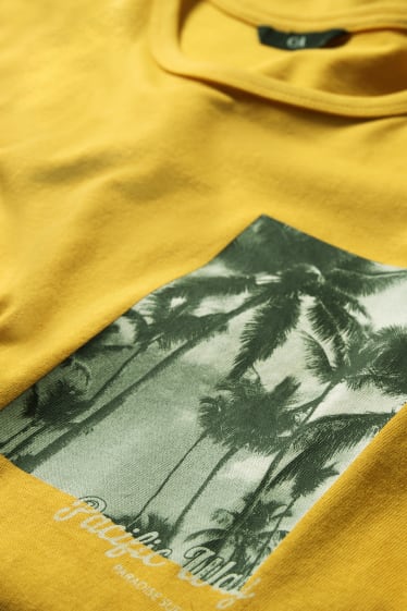 Hombre - Camiseta sin mangas - amarillo