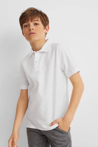 Kinderen - Overhemd - crème wit