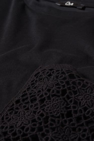 Femmes - T-shirt - noir