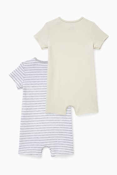 Unisexe - Lot de 2 - pyjamas bébé - vert menthe
