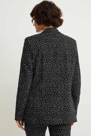 Donna - Blazer - relaxed fit - fantasia - nero