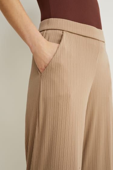 Dona - Pantalons culotte - mid waist - beix