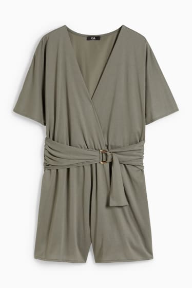 Women - Playsuit - dark green