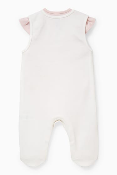 Bébés filles - Ensemble avec grenouillère - 2 pièces - blanc