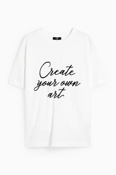 Damen - T-Shirt - weiß