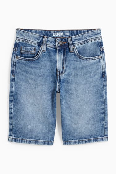 Kinder Jungen - Jeans-Shorts - jeansblau