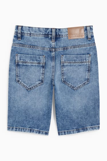 Kinder Jungen - Jeans-Shorts - jeansblau