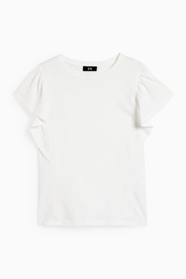 Dames - T-shirt - wit