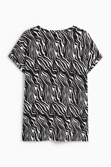 Femmes - T-shirt - noir / blanc