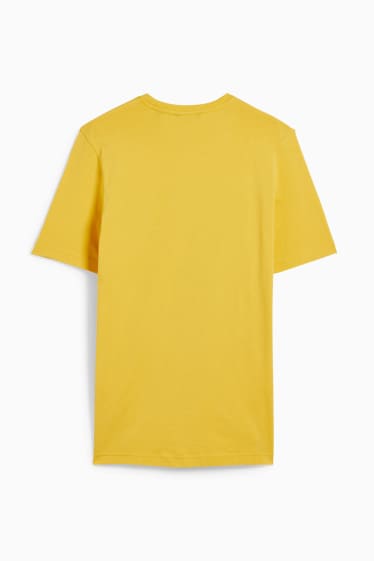 Heren - T-shirt - geel