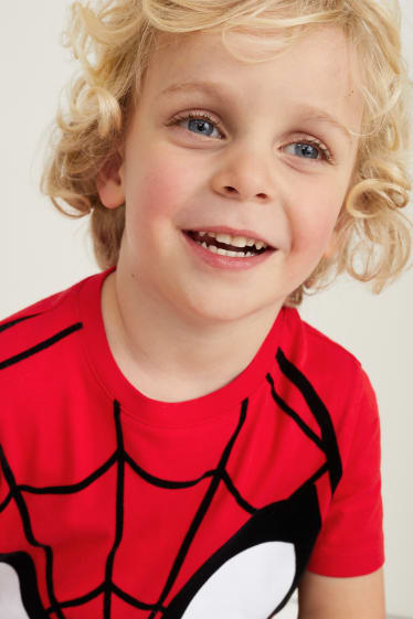 Kinderen - Spider-Man - T-shirt - rood