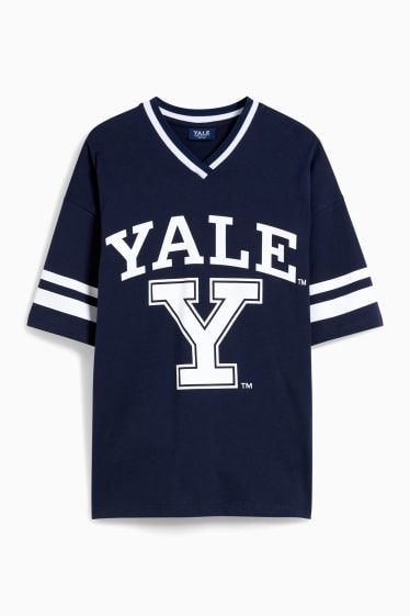 Nen/a - Yale University - samarreta de màniga curta - blau fosc