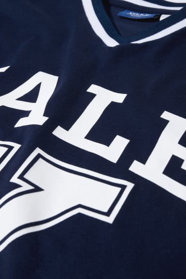 Nen - Yale University - samarreta de màniga curta - blau fosc