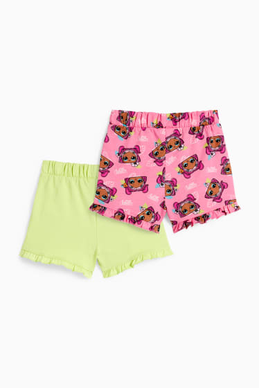 Enfants filles - Lot de 2 - L.O.L. Surprise - shorts - rose