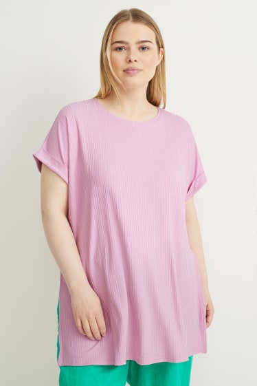 Damen - T-Shirt - hellviolett