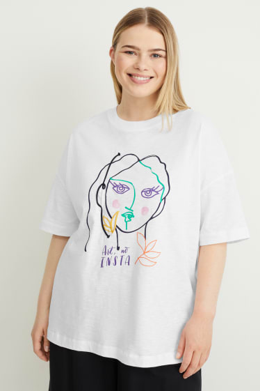 Femmes - T-shirt - blanc