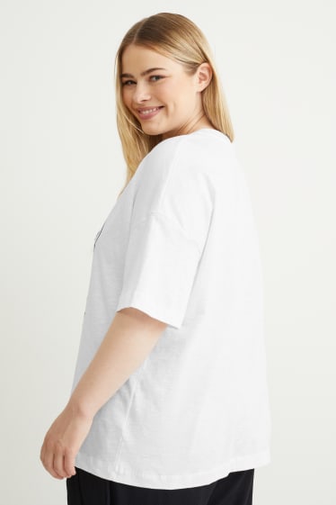 Damen - T-Shirt - weiss