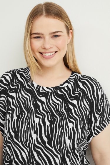Donna - T-shirt - nero / bianco