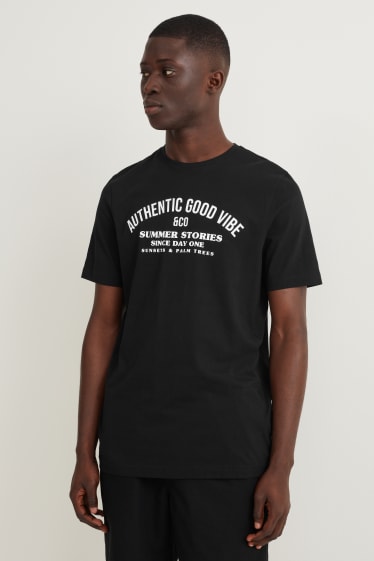 Hommes - T-shirt - noir