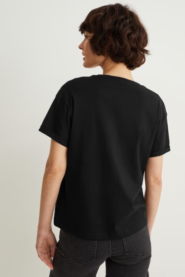 Women - T-shirt - Mickey Mouse - black