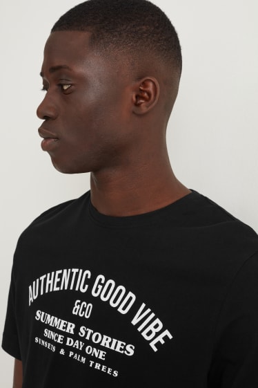 Hommes - T-shirt - noir