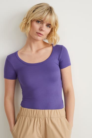 Femmes - T-shirt - violet