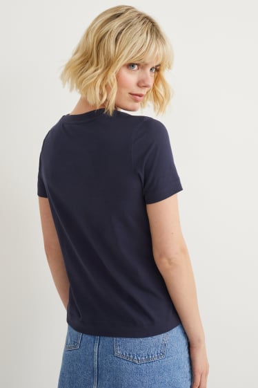 Damen - T-Shirt - dunkelblau
