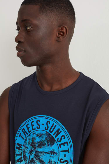 Herren - Tank Top - dunkelblau