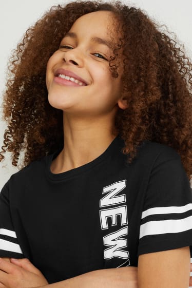 Kinder Mädchen - Multipack 5er - Kurzarmshirt - pink