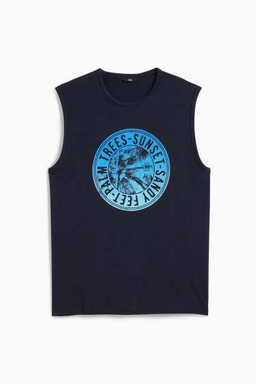 Herren - Tank Top - dunkelblau