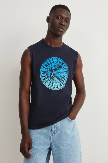 Herren - Tank Top - dunkelblau